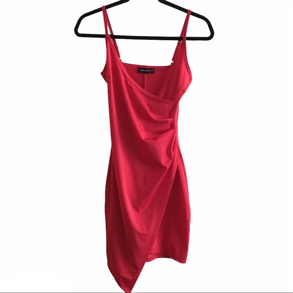 Red Spaghetti Strap Soft Small Dress